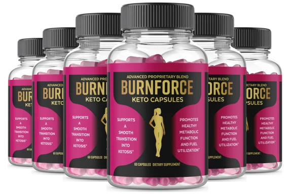 Burn Force keto capsules multi-bottle pack